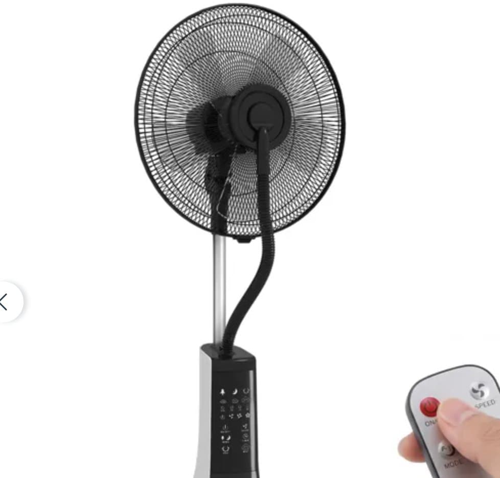 misting fan 90W 125cm and remote — view 1